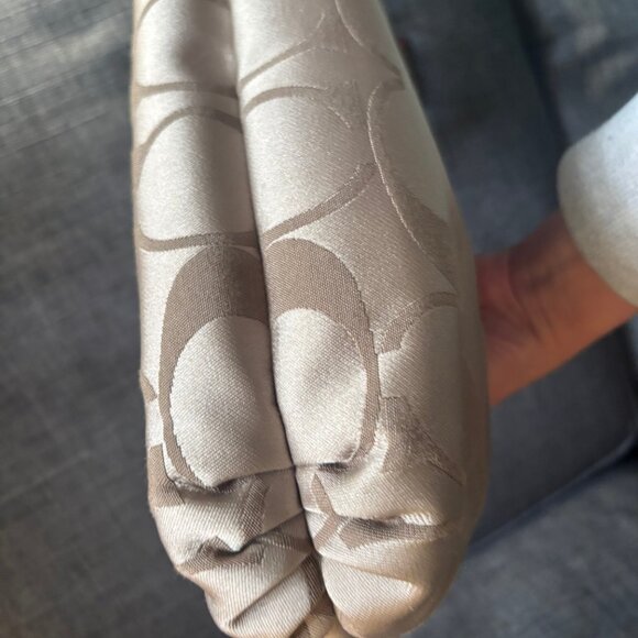 Coach Poppy Signature 2 Han Tags Convertible 2 Way Crossbody Red & Monogram Bag - Picture 5 of 13